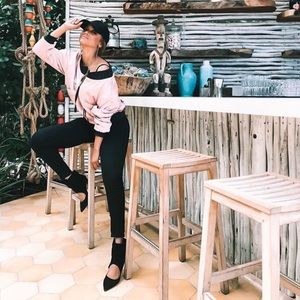 9 1/2 black 3” bootie heel